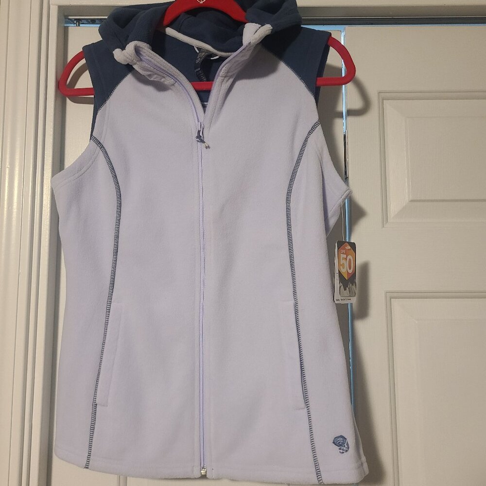 Mountain Hardwear hooded feece vest
